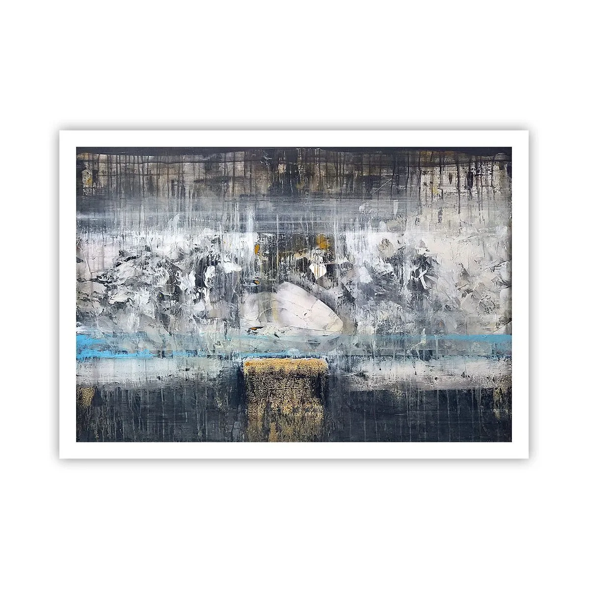 Plagát - Ako na ľade, tak aj na hrude - 100x70 cm