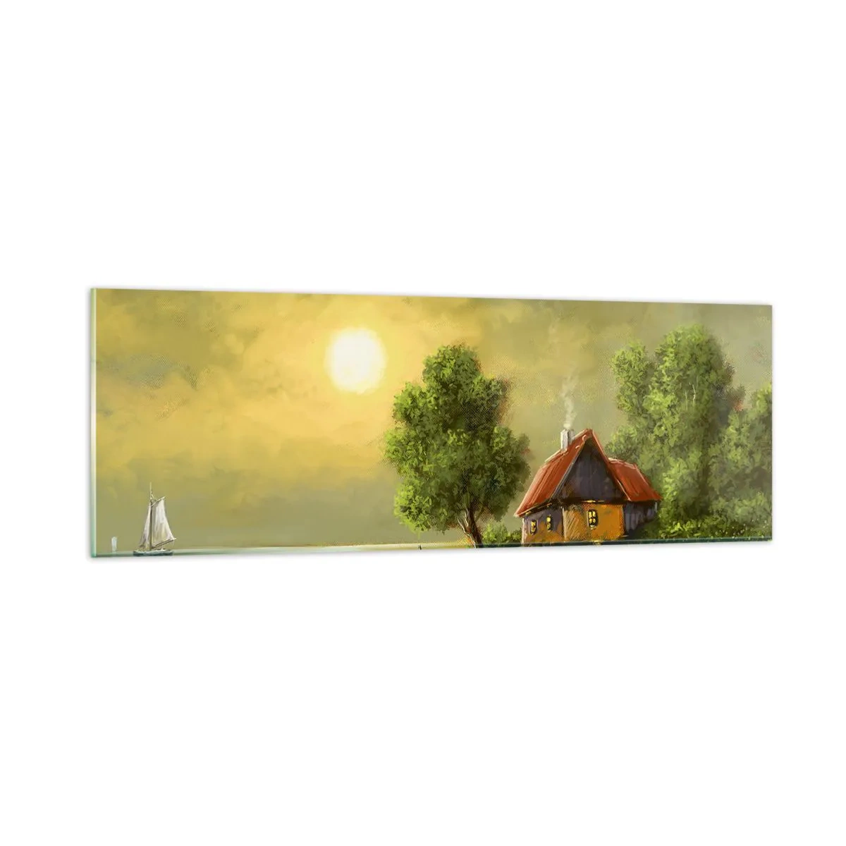 Obraz na skle - Krásne, ako z obrázku - 90x30 cm