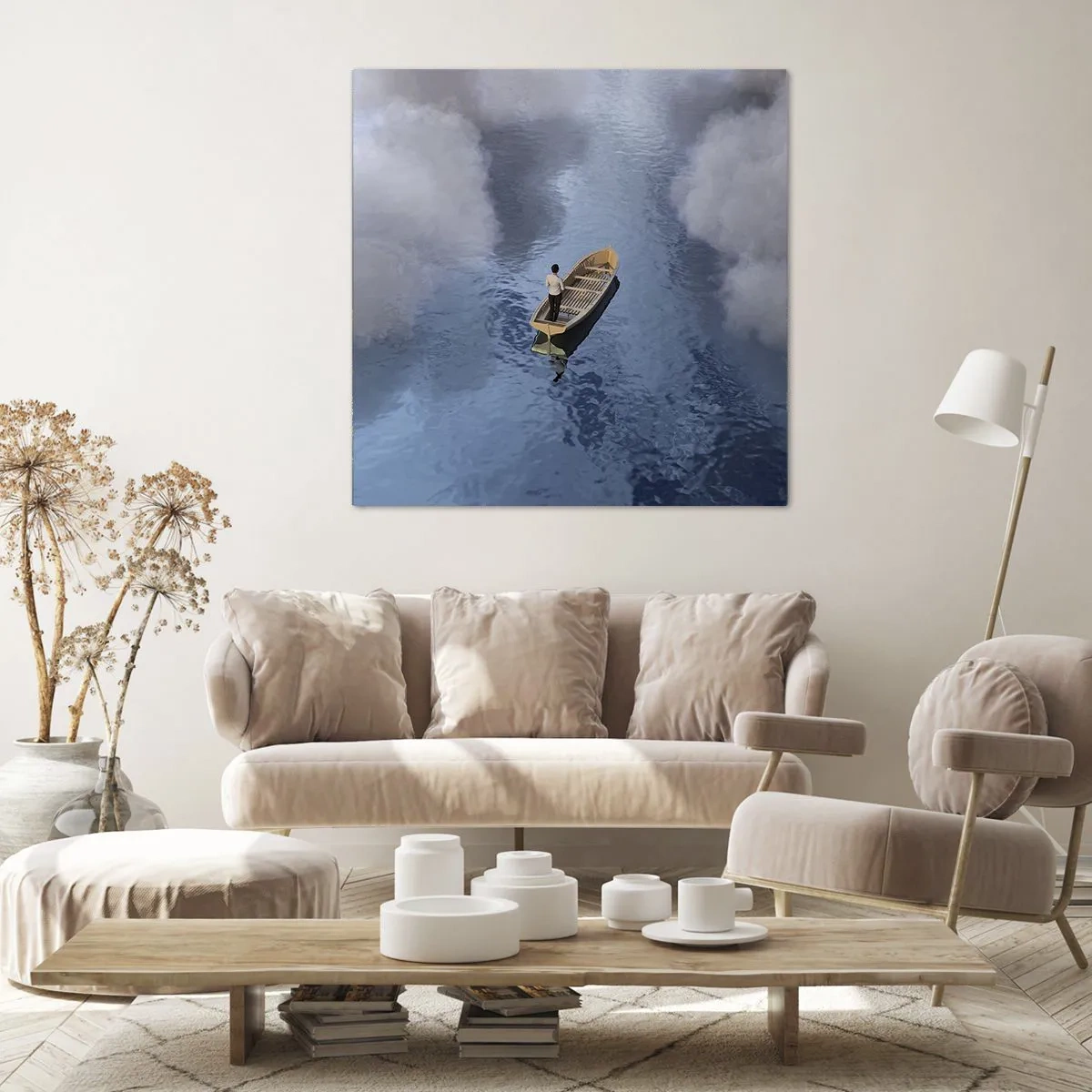 Obraz na plátne - Život – cesta – neistota - 60x60 cm