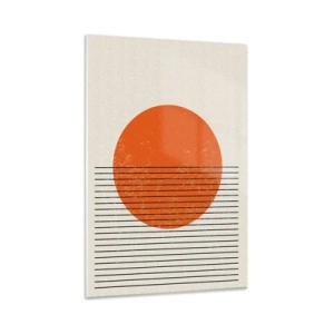 Obraz na skle - Vždy slnko - 80x120 cm