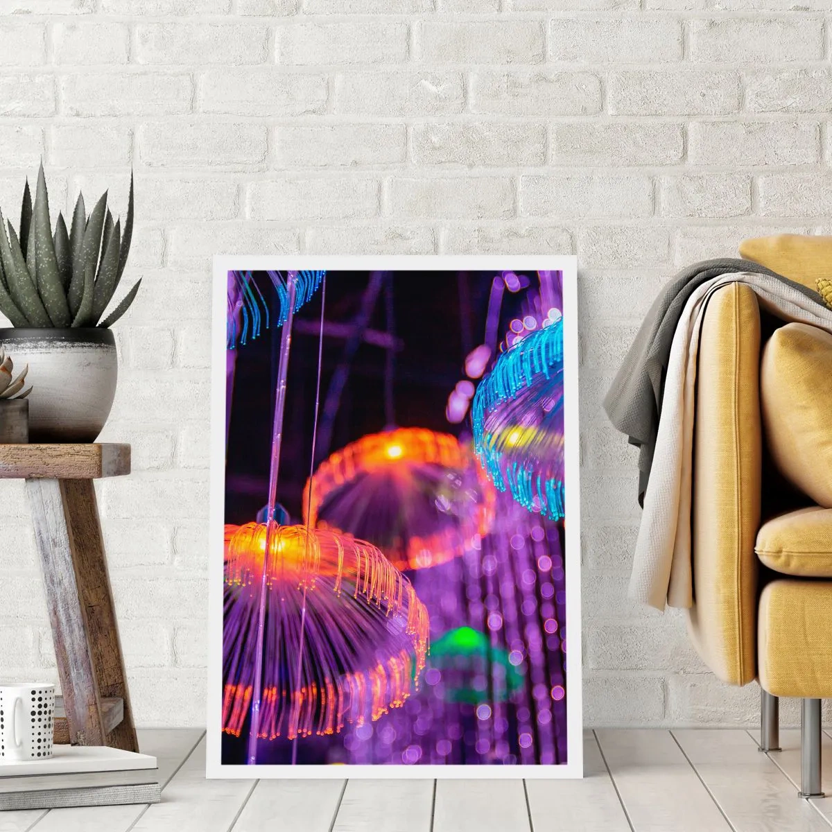 Plagát - Svetelná fontána - 70x100 cm