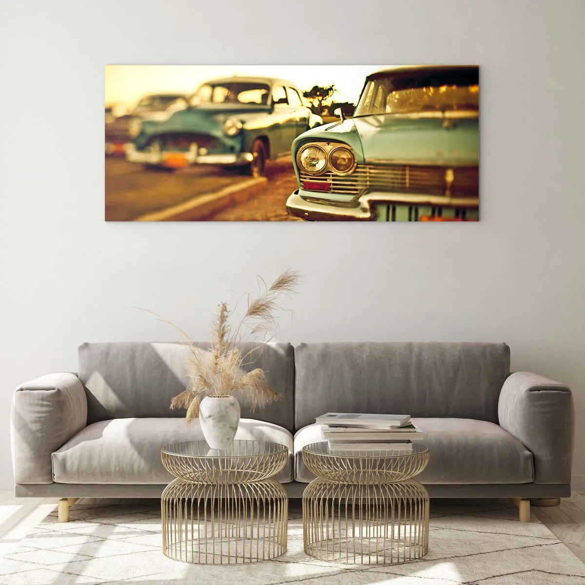 Obraz na skle - Počkáme, uvidíme - 100x40 cm