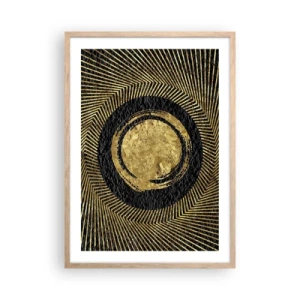 Plagát v ráme zo svetlého duba - Glamour - 50x70 cm