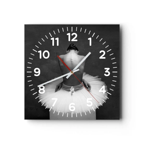 Nástenné hodiny - Práve prekvitá - 40x40 cm