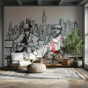 Fototapeta Standard Eco - Newyorská improvizácia - Hudba, Jazz, New York - 150x105 cm
