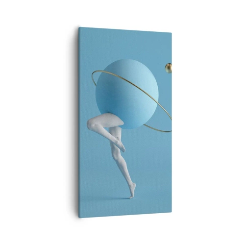 Obraz na plátne - Šialenstvo planét - 55x100 cm