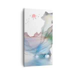 Obraz na plátne - Ku krištáľovým horám - 55x100 cm