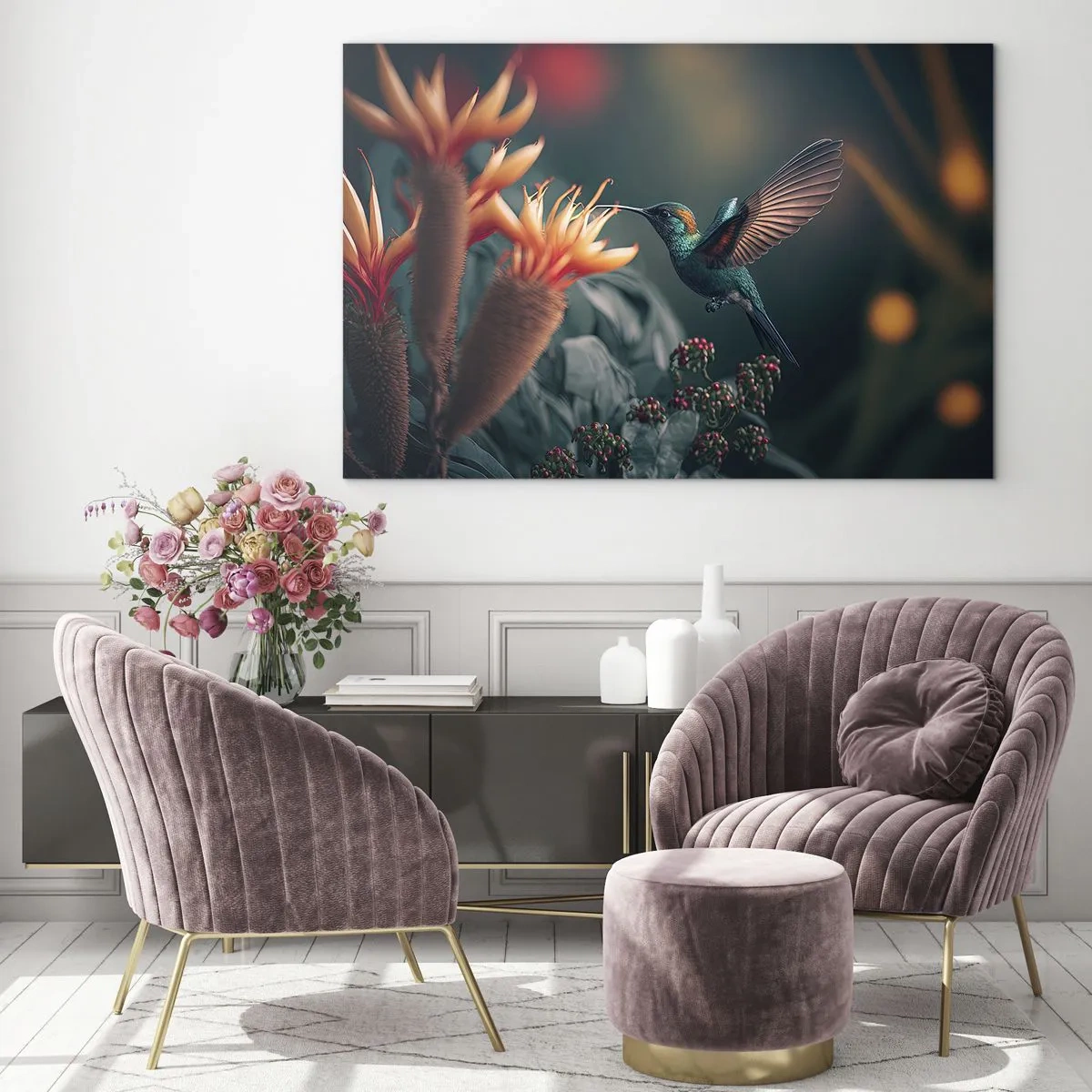 Obraz na skle - Skutočne pestrý život - 120x80 cm