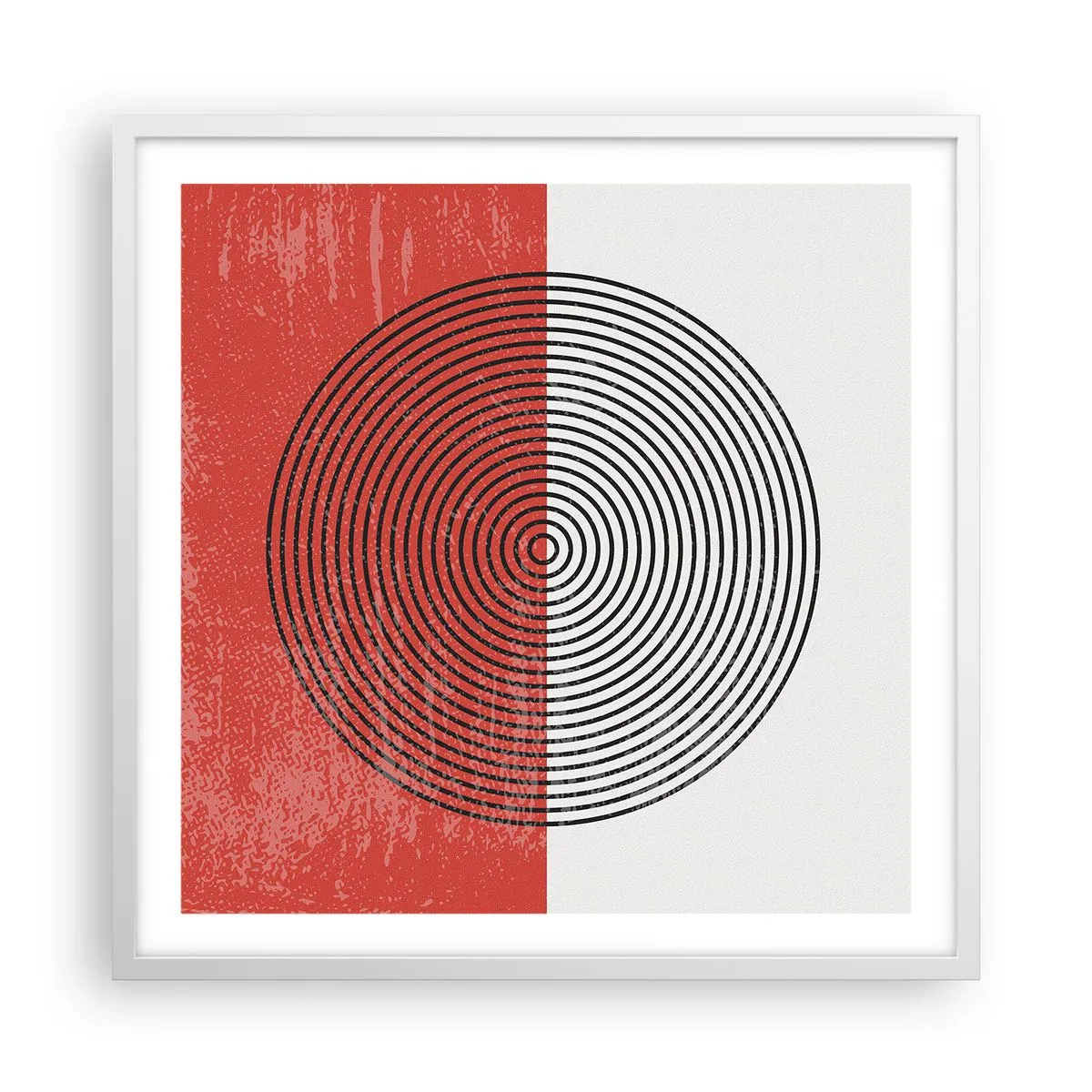 Plagát v bielom ráme - Presný zásah - 60x60 cm