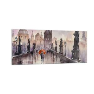 Obraz na skle - Ľudia sa nemenia - 100x40 cm
