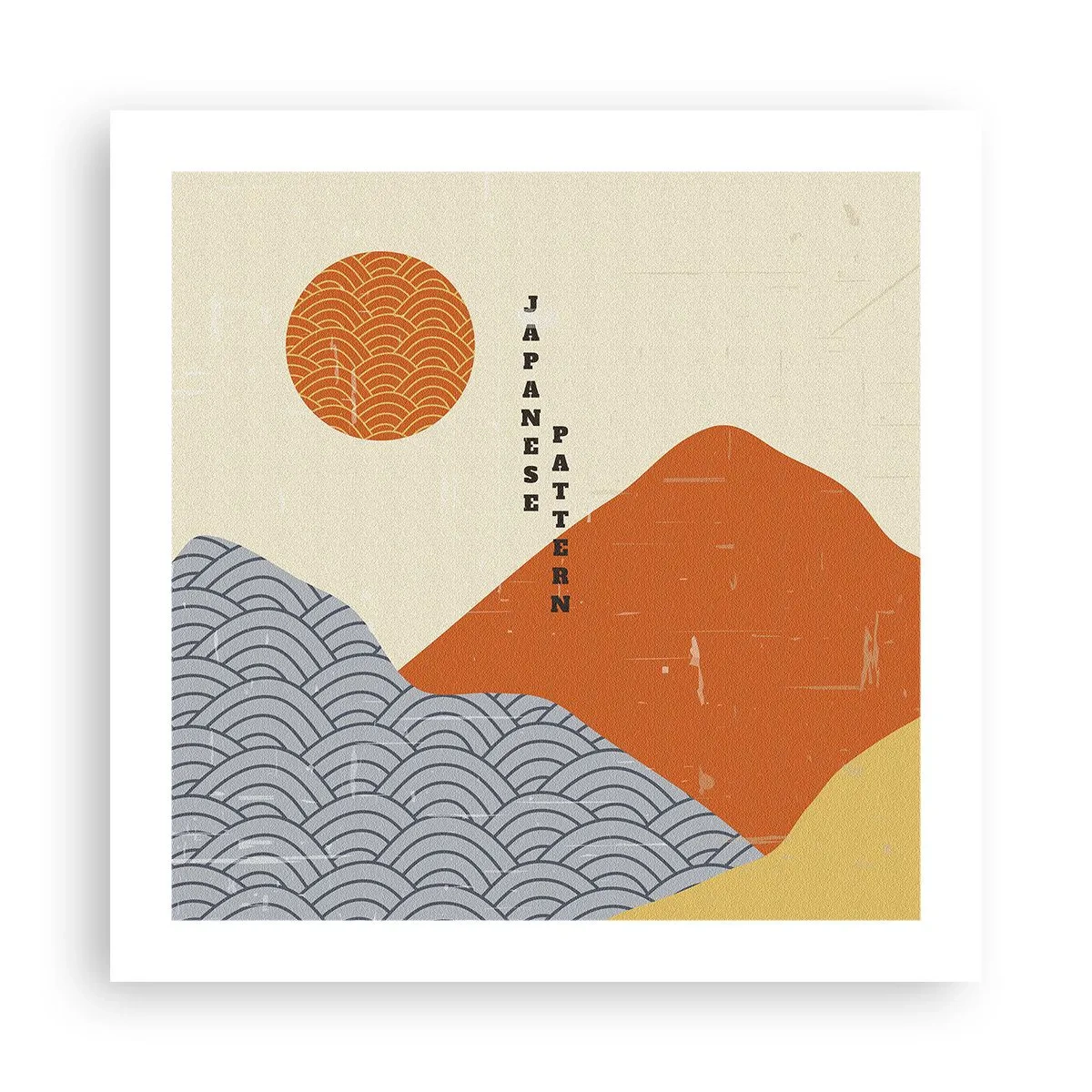 Plagát - V japonskom duchu - 50x50 cm