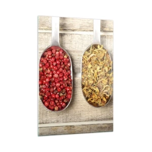 Obraz na skle - Kuchynská mágia - 50x70 cm