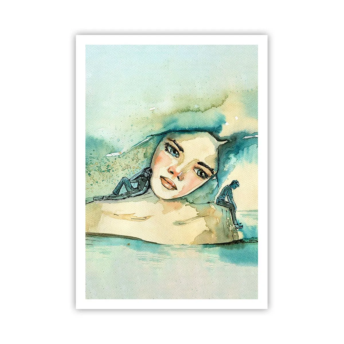 Plagát - Am I blue? - 70x100 cm