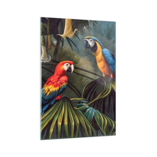 Obraz na skle - Romantizmus v trópoch - 70x100 cm