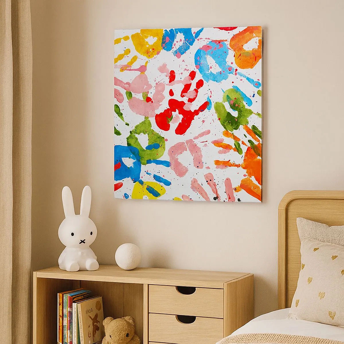 Obraz na plátne - Choď v stopách - 30x30 cm