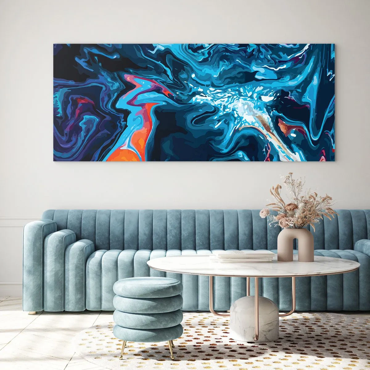 Obraz na skle - Cesta do stredu neba - 140x50 cm