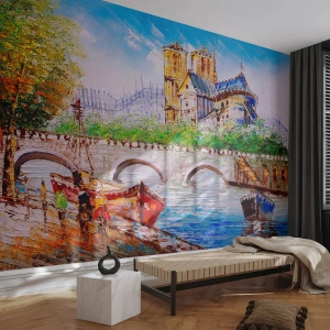 Samolepiaca Fototapeta Deluxe Sticker - Ich čas nikdy neskončí - Mesto, Paríž, Architektúra - 400x280 cm