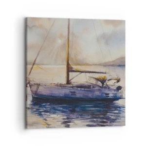 Obraz na plátne - Večer v zátoke - 70x70 cm