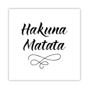 Plagát - Najlepšia rada - 40x40 cm