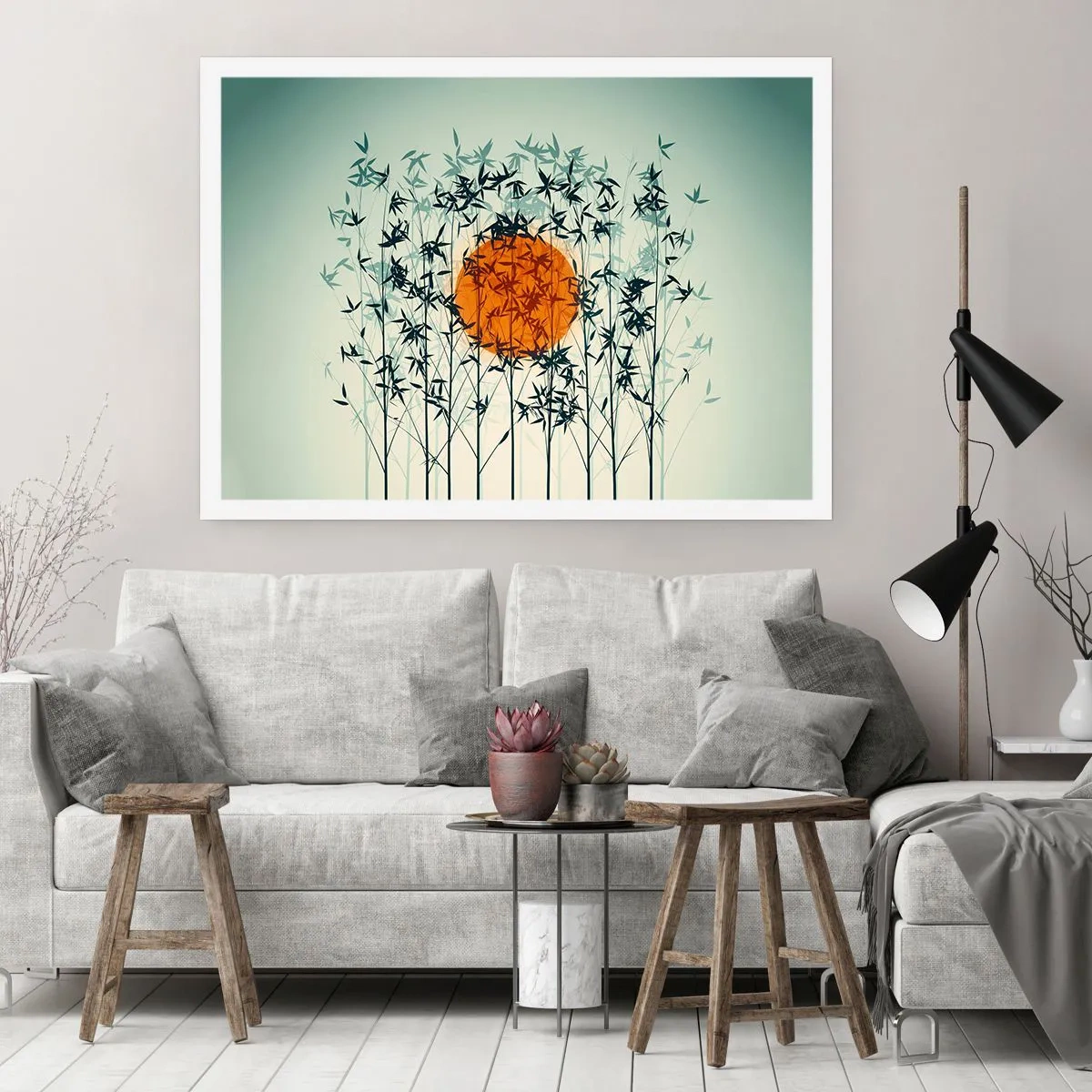Plagát - Japonské slnko - 70x50 cm