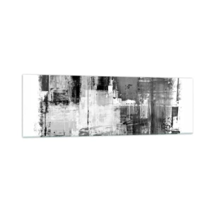 Obraz na skle - Sivé je krásne - 160x50 cm