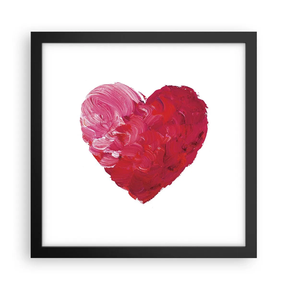 Plagát v čiernom ráme - All you need is love - 30x30 cm