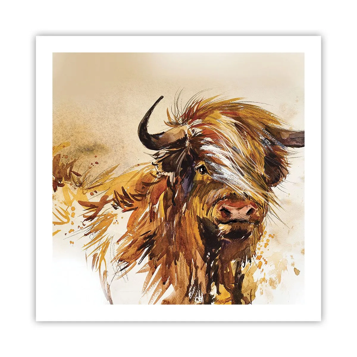 Plagát - Pýcha lovca - 60x60 cm