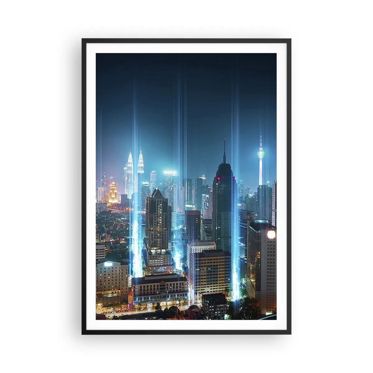 Plagát v čiernom ráme - Berlínskym spôsobom do neba - 70x100 cm