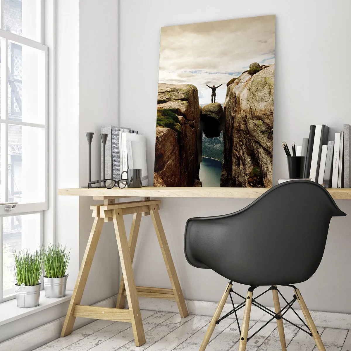 Obraz na skle - Ako sa cítim?! - 80x120 cm