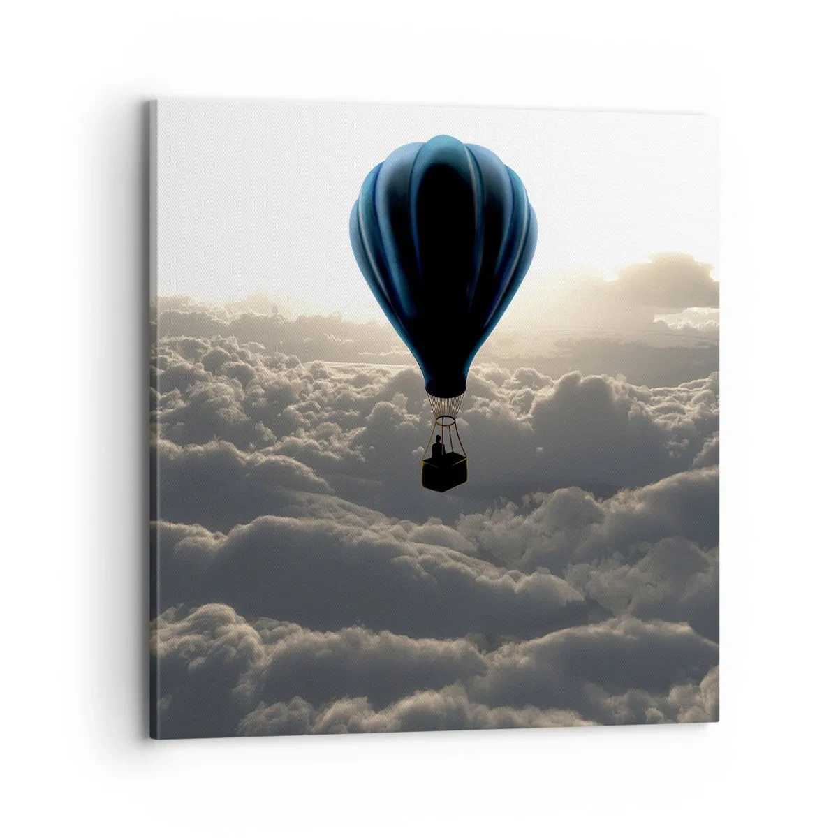 Obraz na plátne - Pútnik nad oblakmi - 70x70 cm