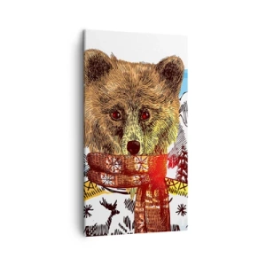 Obraz na plátne - Chata medvedíka - 45x80 cm