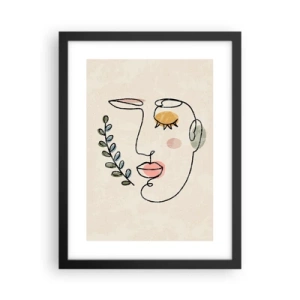 Plagát v čiernom ráme - Nájdený pokoj - 30x40 cm