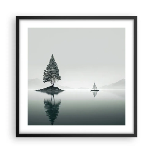 Plagát v čiernom ráme - Snívanie - 50x50 cm