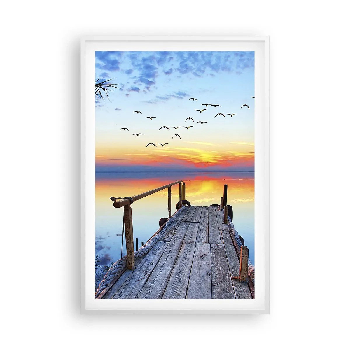 Plagát v bielom ráme - Je čas isť späť… - 61x91 cm