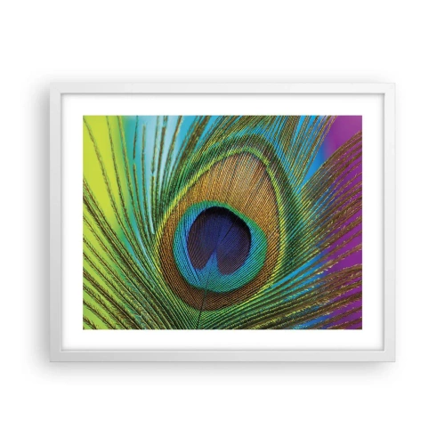 Plagát v bielom ráme - Tvárou v tvár - 50x40 cm