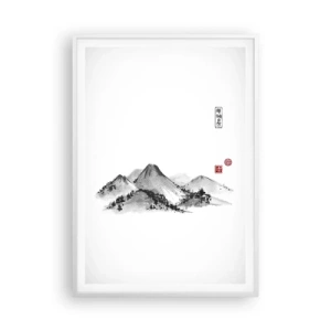 Plagát v bielom ráme - Za hranicou vzdialenosti - 70x100 cm