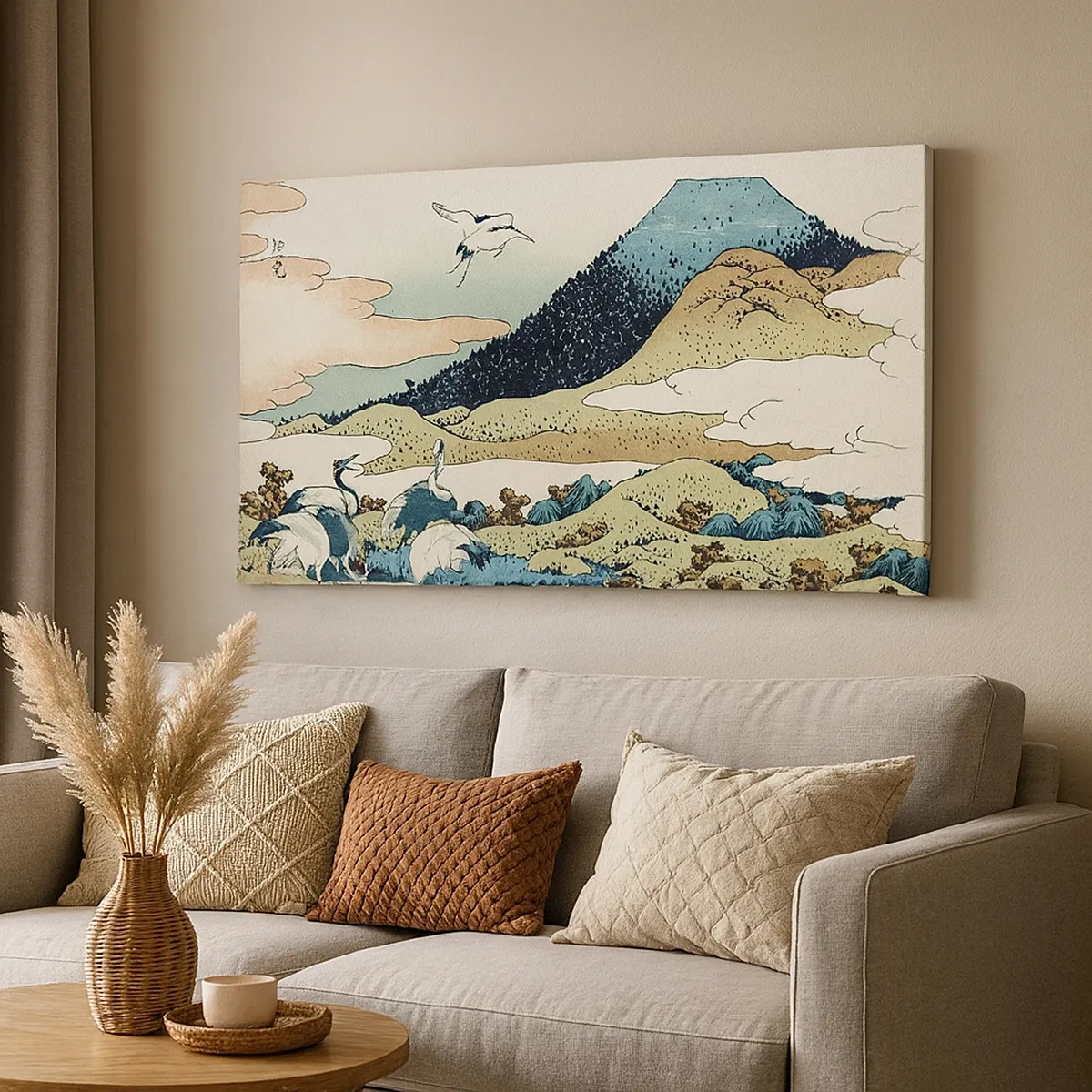 Obraz na plátne - V japonskom duchu - 30x30 cm