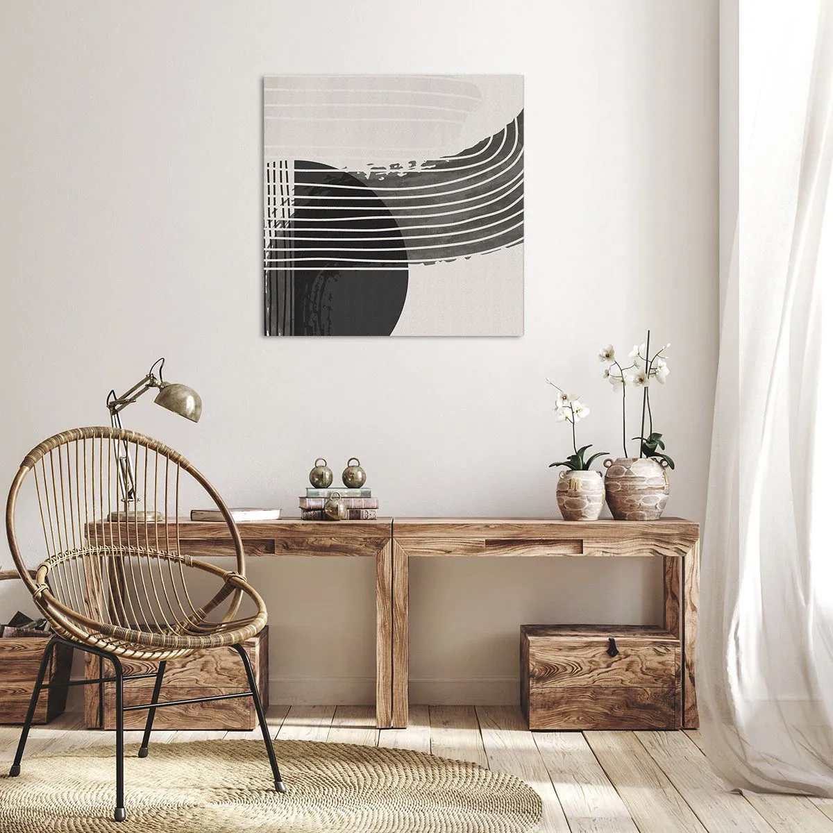 Obraz na plátne - Tam a späť - 70x70 cm