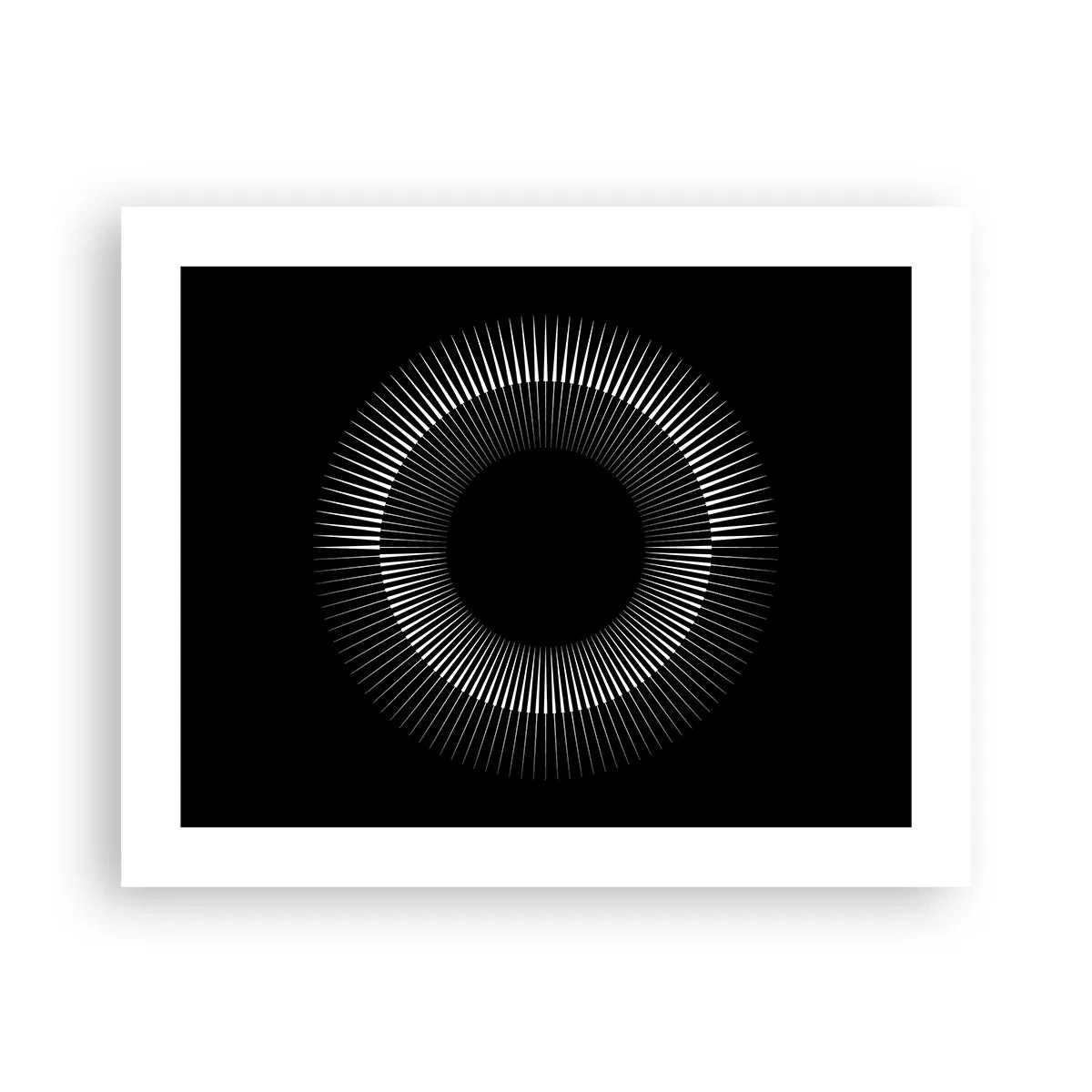 Plagát - Čierne slnko - 50x40 cm