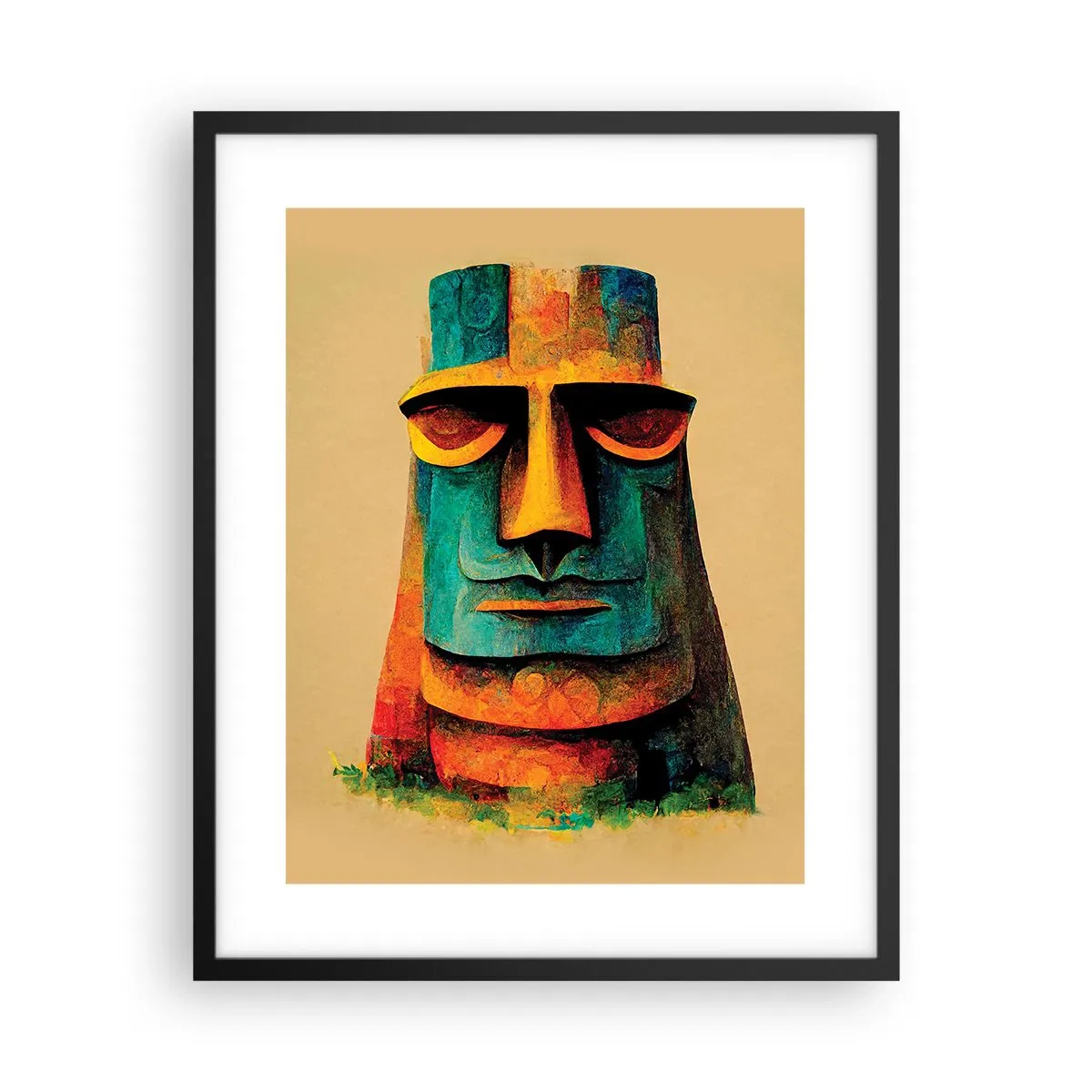 Plagát v čiernom ráme - Sošný, ale sympatický - 40x50 cm