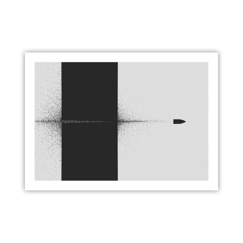 Plagát - Priamo k cieľu - 70x50 cm