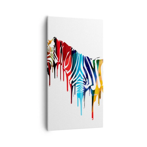 Obraz na plátne - Nielen čierno-biely - 55x100 cm