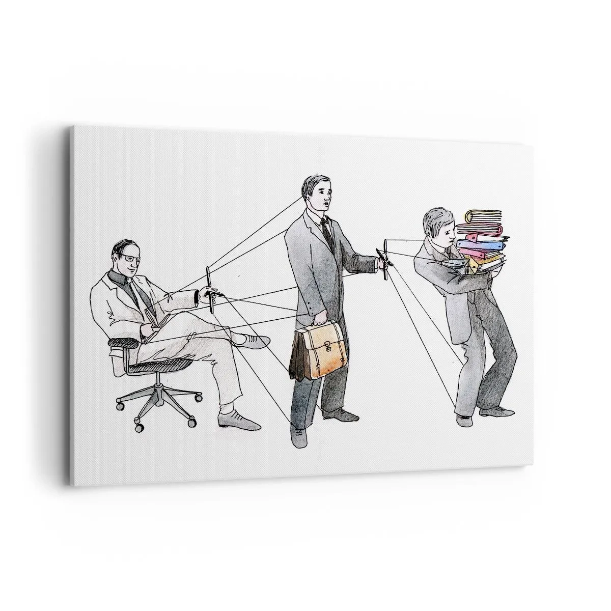 Obraz na plátne - Každý má svojho pána - 100x70 cm