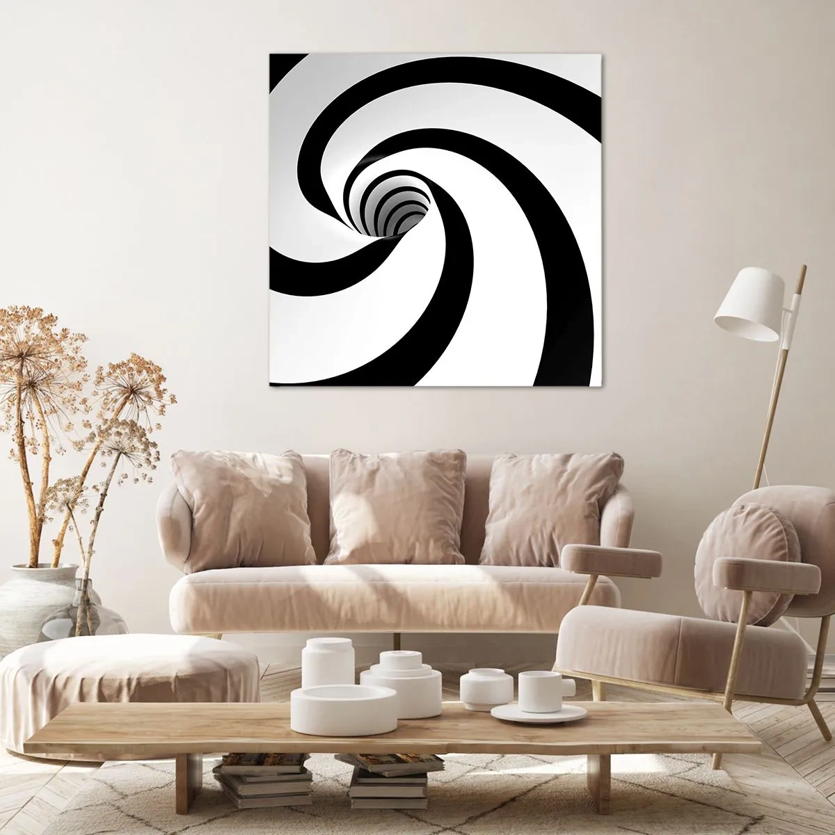 Obraz na plátne - Podľahnúť víru? - 60x60 cm