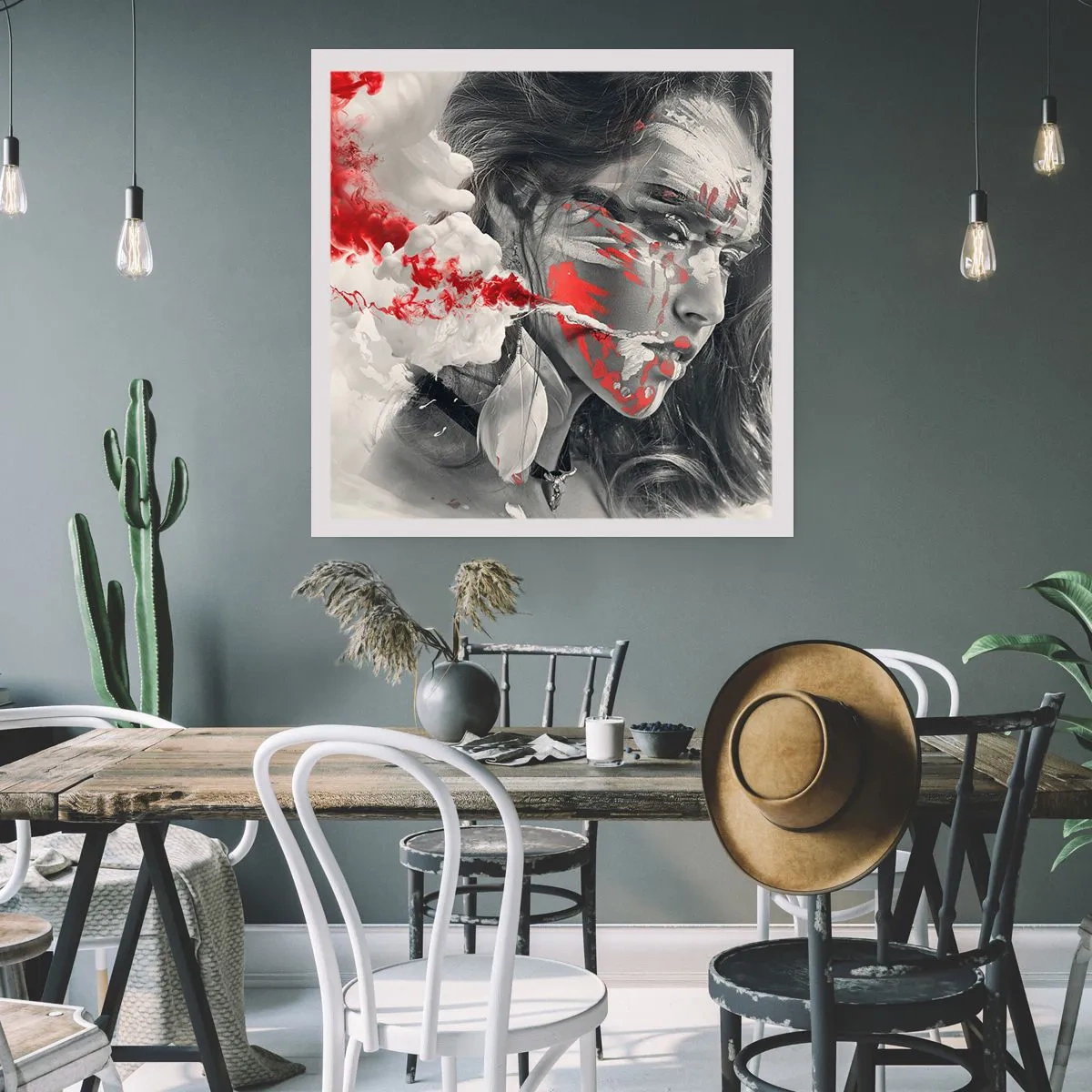 Plagát - V škárach absurdity - 60x60 cm