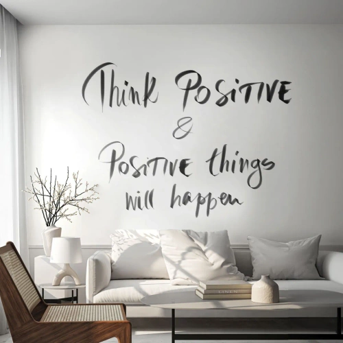 Fototapeta Standard Eco - Motivačný citát v elegantnom čiernom písme na bielom pozadí - 100x70cm - Ako žiť? - Moderná nástenná dekorácia do obývacej izby a spálne ARTTOR