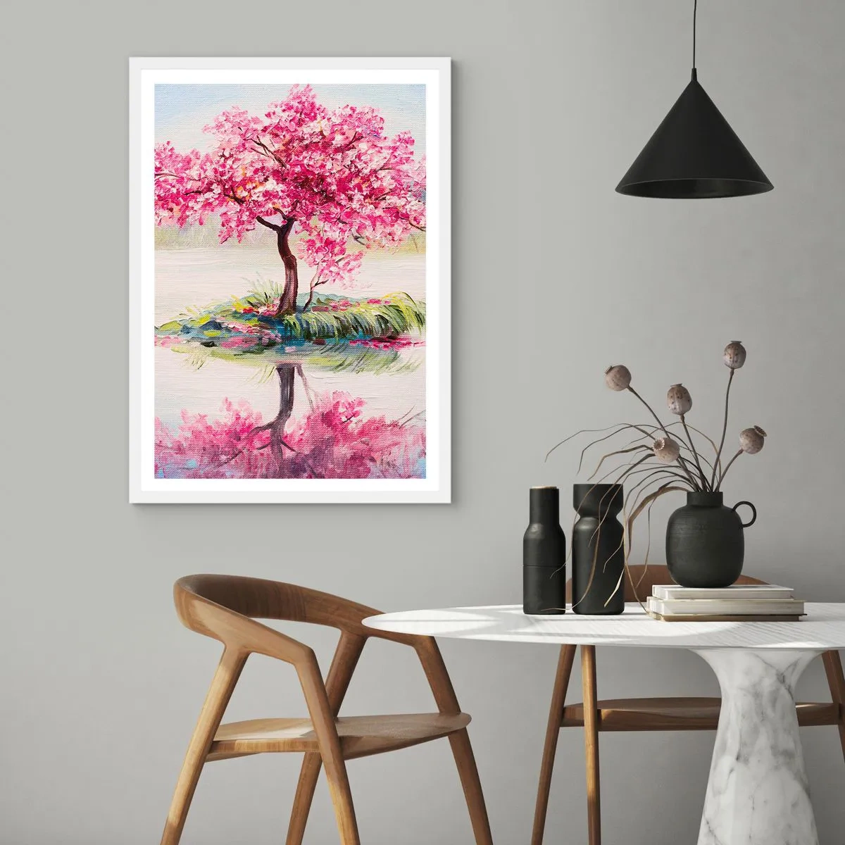 Plagát v bielom ráme - Sviatok jari - 70x100 cm