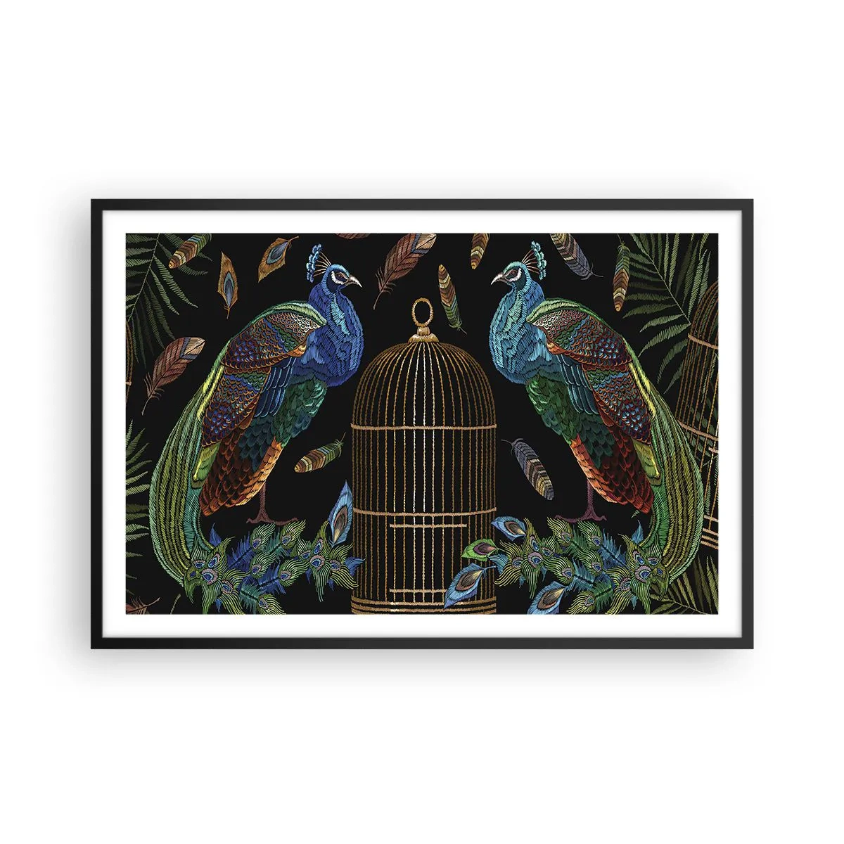 Plagát v čiernom ráme - V kráľovskom rúchu - 91x61 cm