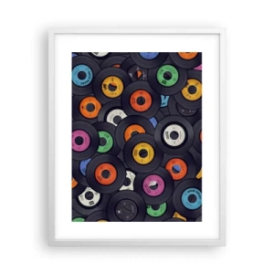 Plagát v bielom ráme - Farby klasiky - 40x50 cm