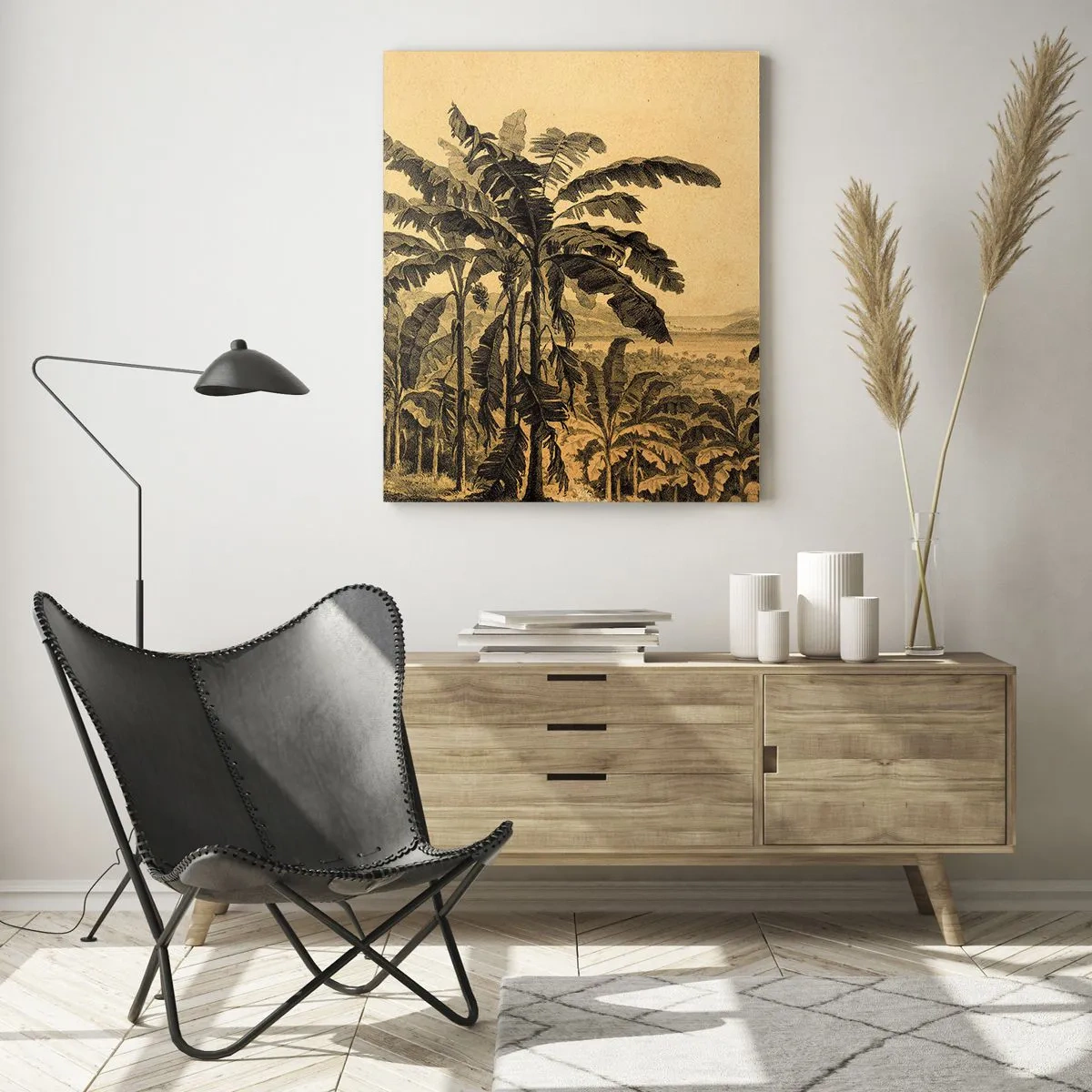 Obraz na skle - V koloniálnom štýle - 50x70 cm